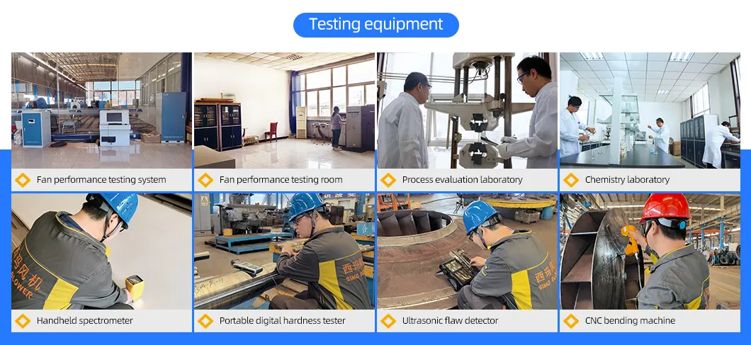 Elektrolichtbogenofen-Abluftreinigungs-Zentrifugalgebläse Saugzuggebläse der Baureihe 5-12 7