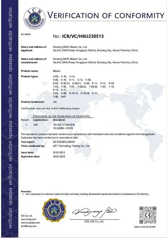 Elektrolichtbogenofen-Abluftreinigungs-Zentrifugalgebläse Saugzuggebläse der Baureihe 5-12 10