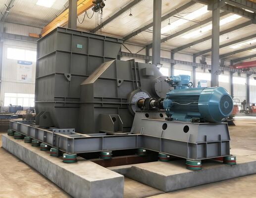 Qualität Hochtemperatur-Rauchgas-Extraktionsventilator mit individualisierbarem Material und Zentrifugalventilator mit doppelter Unterstützung für die petrochemische Industrie Fabrik